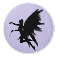 Black Fairy God Moeder Paars of Lavender Knob