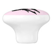 Black Fairy God Moeder Pink Knob Keramische Knop (Zijkant)