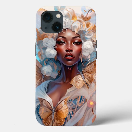 Black Fairy Queen Fantasy Art Case-Mate iPhone Case (Achterkant)