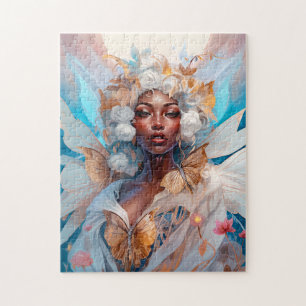 Black Fairy Queen Fantasy Art Legpuzzel
