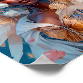 Black Fairy Queen Fantasy Art Poster (Hoek)