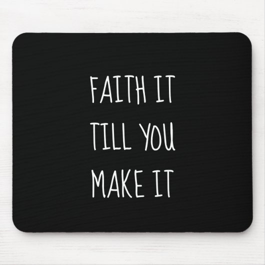Black Faith IT Muismat (Voorkant)