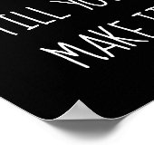 Black Faith IT Poster (Hoek)