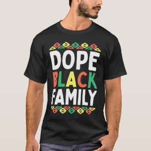 Black Family African American Black History maand T-shirt