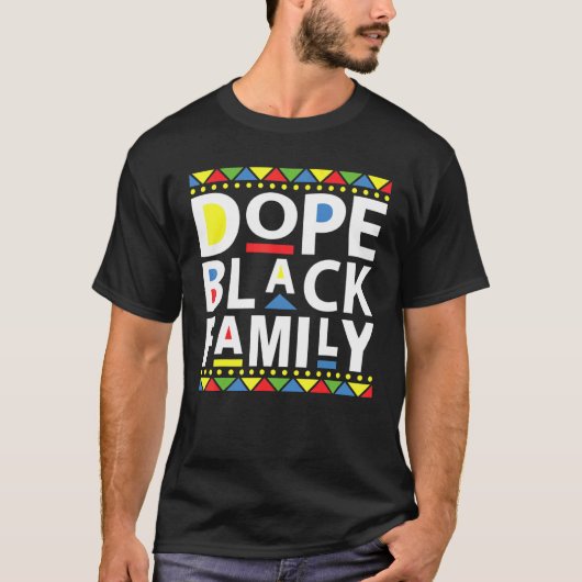 Black Family Gathering Matching African American G T-shirt (Voorkant)