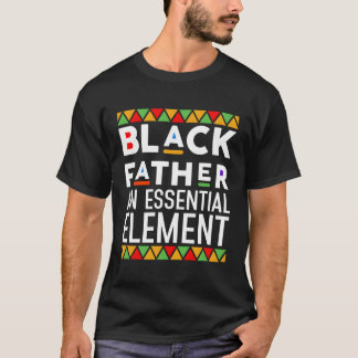 Black Father De Essential Elet Vaderdag Zwart T-shirt