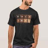Black Father Essential Element Father s Day Black  T-shirt (Voorkant)