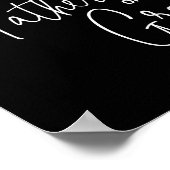 Black Father of the Groom Memorial Seat Wedding Poster (Hoek)