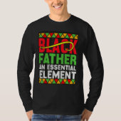 Black Father The Essential Element Father s Day  D T-shirt (Voorkant)