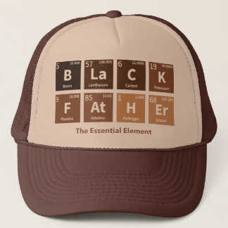 Black Father The Essential Element Melanin Pigment Trucker Pet