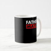 Black Fathers Matter Juneteenth Fathers Day Koffiemok (Voorkant rechts)