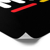 Black Fathers Matter voor mannen Pap Geschiedenis  Poster (Hoek)