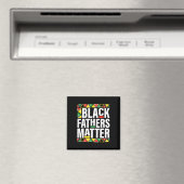 Black Fathers Problem Men Dad History Month Father Magneet (Insitu (Vaatwasser))
