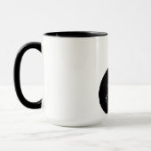 Black fatty cat mug mok (Links)