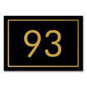 Black Faux Gold Foil-minimalistische tekst uit het Kaart (Achterkant)