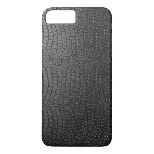 Black Faux Snakeskin-patroon Case-Mate iPhone Case