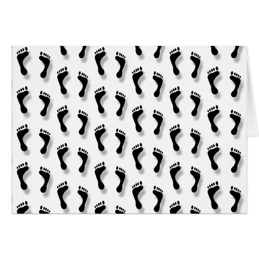 Black Feet Pattern (Voorkant Horizontaal)