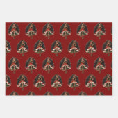 Black Female Nutcracker Dancer Gift Wrapping Paper (Voorkant 2)