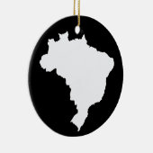 Black Festive Brazilië op Emporio Moffa Keramisch Ornament (Rechts)
