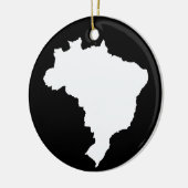 Black Festive Brazilië op Emporio Moffa Keramisch Ornament (Links)