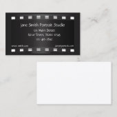 Black Film Strip Visitekaartje (Voorkant / Achterkant)