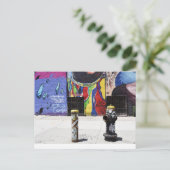 Black Fire Hydrant (New York, NY) Briefkaart (Staand voorkant)