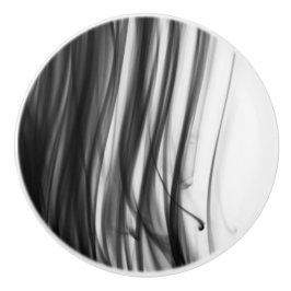 Black Fire III keramische Knob van kunstenaar C.L. Knop