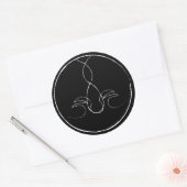 Black FireWater sticker (Envelop)