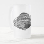 Black Fish-Vaderdag Matglas Bierpul (Voorkant links)