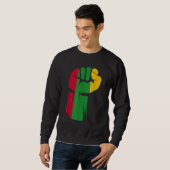 Black Fist African Pride Black History Mo Trui (Voorkant volledig)