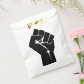 Black Fist Raised — Resistance Protest Bedankzakje (Gezegeld)