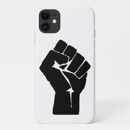 Black Fist Raised — Resistance Protest Case-Mate iPhone Case (Achterkant)