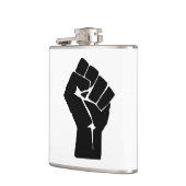 Black Fist Raised — Resistance Protest Heupfles (Links)