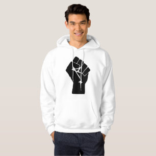 Black Fist Raised — Resistance Protest Hoodie