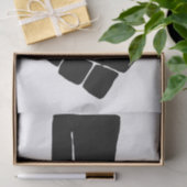 Black Fist Raised — Resistance Protest Tissuepapier (Geschenk)