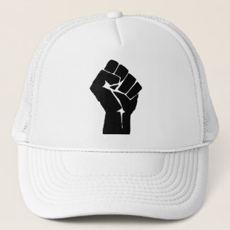 Black Fist Raised — Resistance Protest Trucker Pet