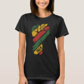 Black Fist Shirt African American Pride Black Hist (Voorkant)
