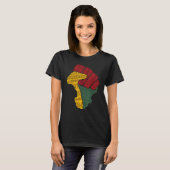 Black Fist Shirt African American Pride Black Hist (Voorkant volledig)