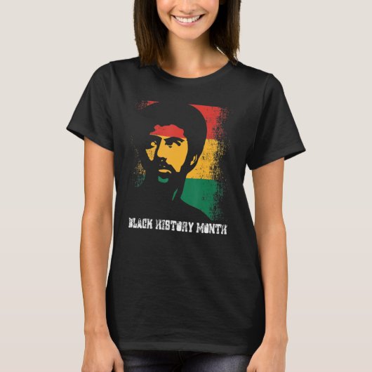 Black Fist Shirt African American Pride Black Hist (Voorkant)