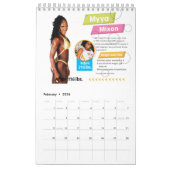 Black Fitness Women Dream Body Agenda Kalender (Feb 2026)