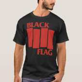 Black Flag Logo Classic T-Shirt (Voorkant)