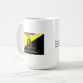 Black Flag Media Coffee Mok (Voorkant links)