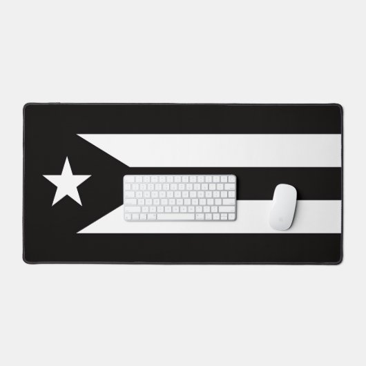 Black flag of Puerto Rico Bureaumat (Keyboard & Muis)