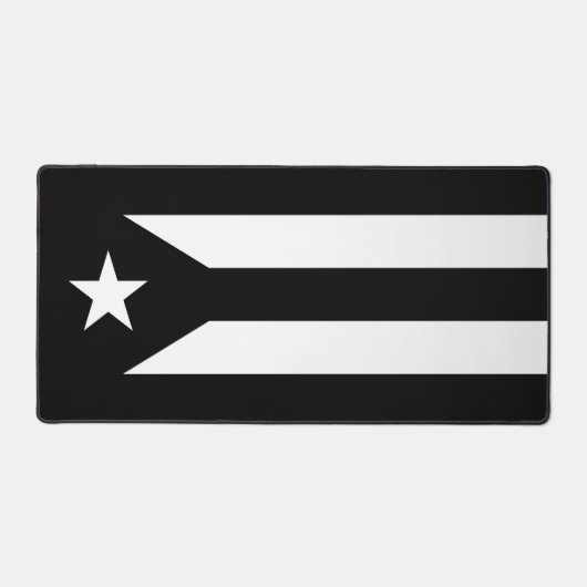 Black flag of Puerto Rico Bureaumat (Voorkant)