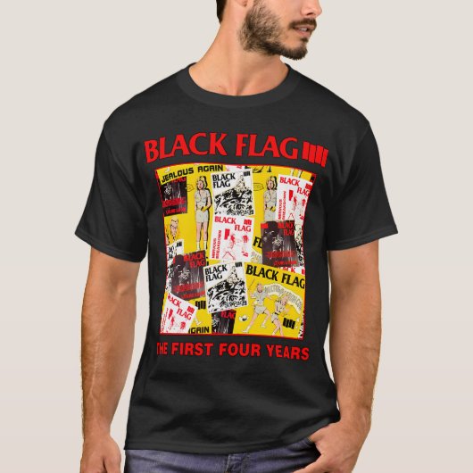 Black Flag Rockband T-shirt (Voorkant)
