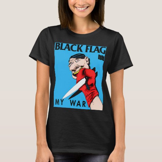 Black Flag Rockband T-shirt (Voorkant)