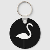 Black Flamingo Sleutelhanger (Voorkant)