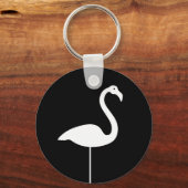 Black Flamingo Sleutelhanger (Voorkant)