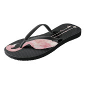 Black Flamingo Teenslippers (Schuin)