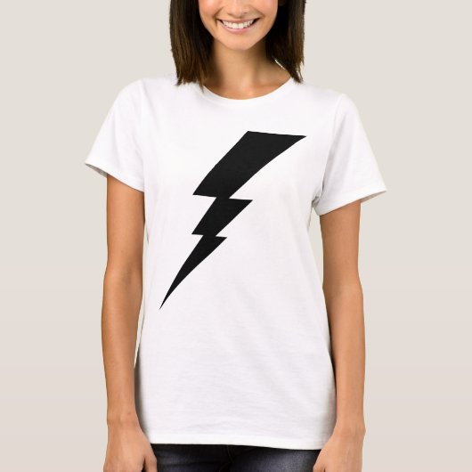Black Flash Lightning Bolt Women's T-shirt (Voorkant)